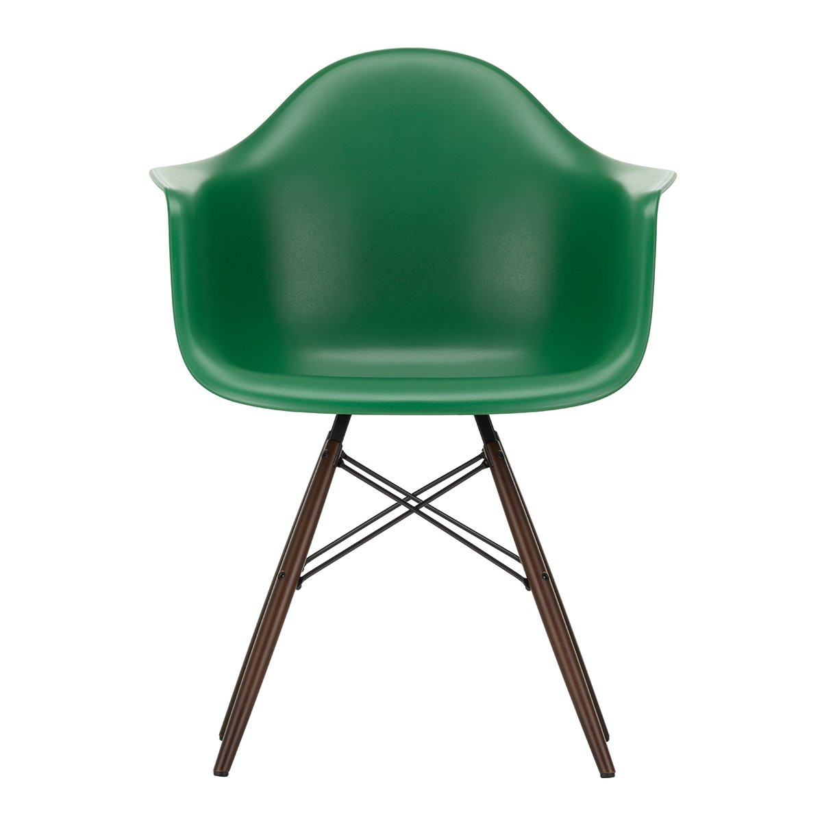 Vitra Eames Plastic Chair DAW Esdoorn - Emerald Green