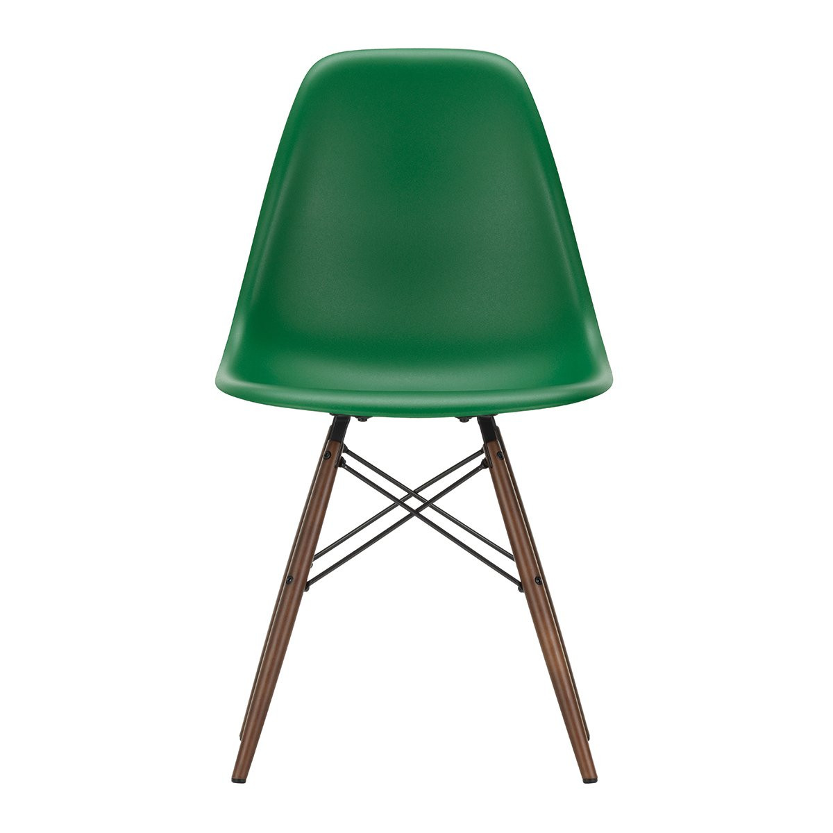Vitra Eames Plastic Chair DSW Esdoorn Donker - Emerald Green