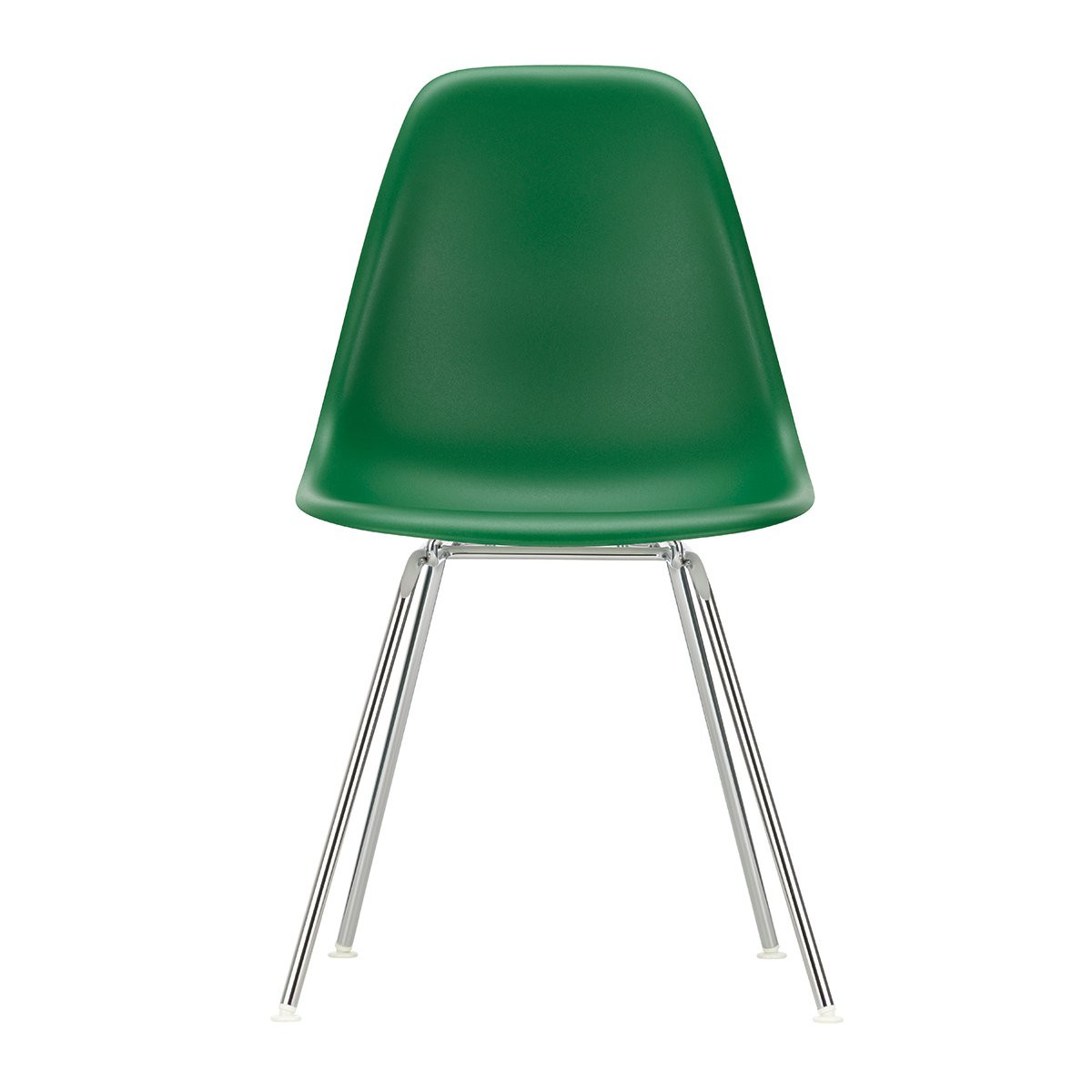 Vitra Eames Plastic Chair DSX Stoel Chroom - Emerald Green