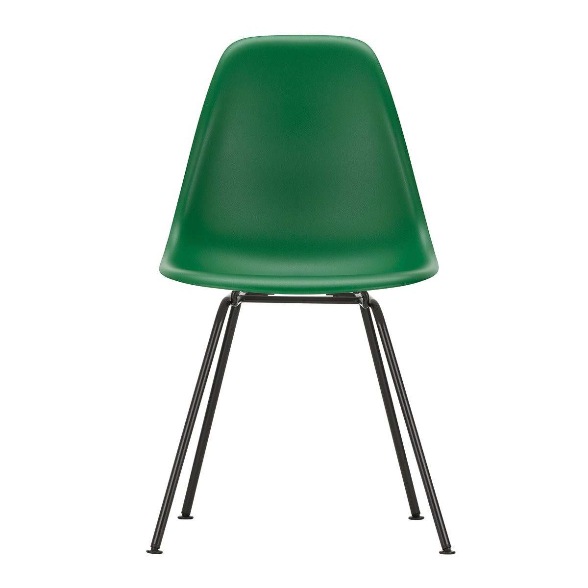 Vitra Eames Plastic Chair DSX Stoel Zwart - Emerald Green