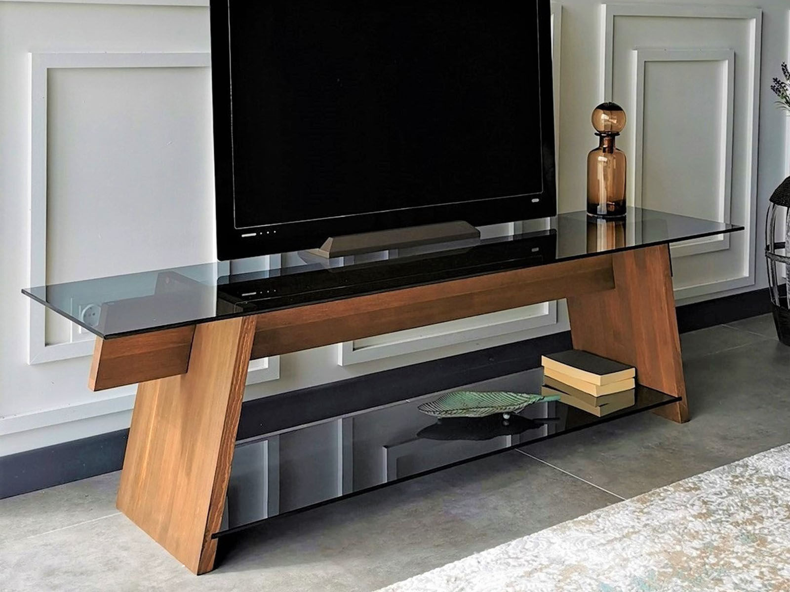 Tv-meubel EDDA 158 cm walnoot