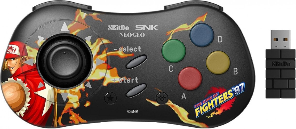 8BitDo x SNK Neo Geo Wireless Controller - Terry Bogard
