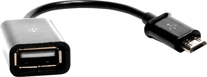 OTG кабель iQFuture для смартфонов с разъемом microUSB IQ-SDC01-OEM, Черный