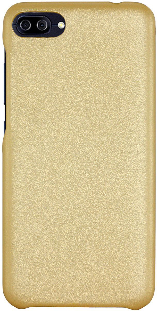 Чехол-накладка G-Case Slim Premium для смартфона ASUS ZenFone 4 Max ZC520KL, Искусственная кожа, Золотистый GG-884