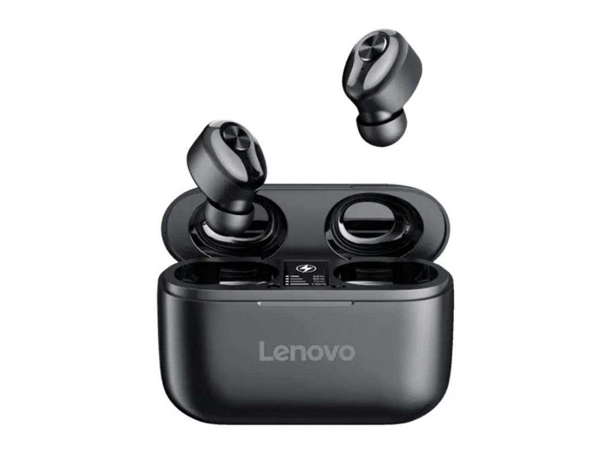 Гарнитура беспроводная (наушники) Lenovo TWS HT18, Bluetooth, 40мАч, Черный, PTM7C02358
