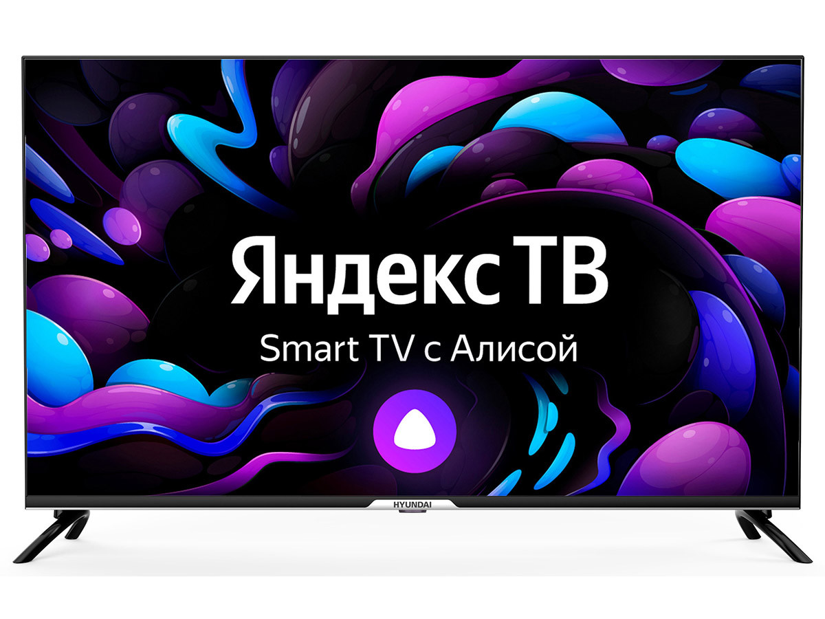 Телевизор Hyundai 43” LED, UHD, Smart TV (Яндекс.ТВ), Звук (16 Вт (2x8 Вт), 3xHDMI, 2xUSB, 1xRJ-45, Черный, H-LED43BU7003