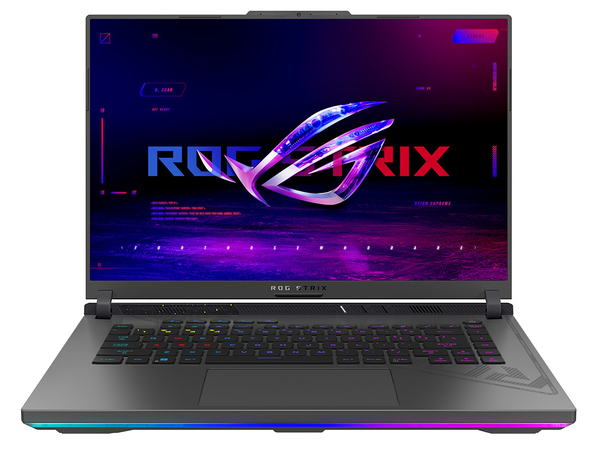 Ноутбук ASUS ROG Strix G16 2023 G614JI-N4240 90NR0D42-M00EX0 (16", Core i7 13650HX, 16Gb/ SSD 1024Gb, GeForce® RTX 4070 для ноутбуков) Серый