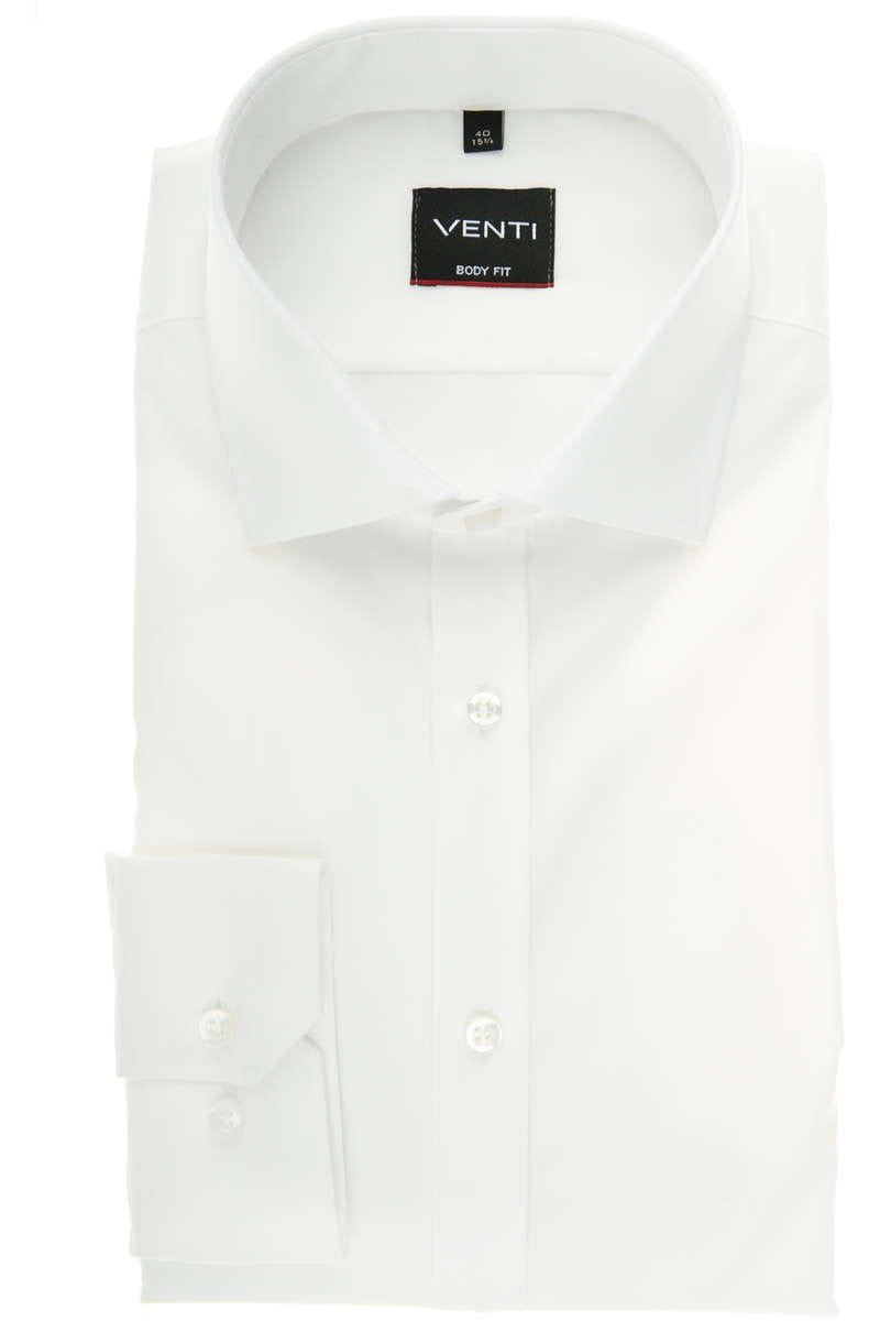 Venti Body Fit Overhemd ML6 (vanaf 68 CM) wit