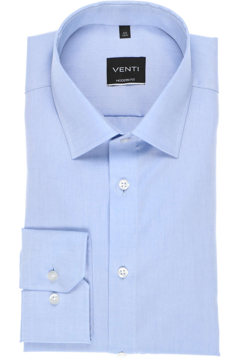 Venti Modern Fit Overhemd ML6 (vanaf 68 CM) lichtblauw