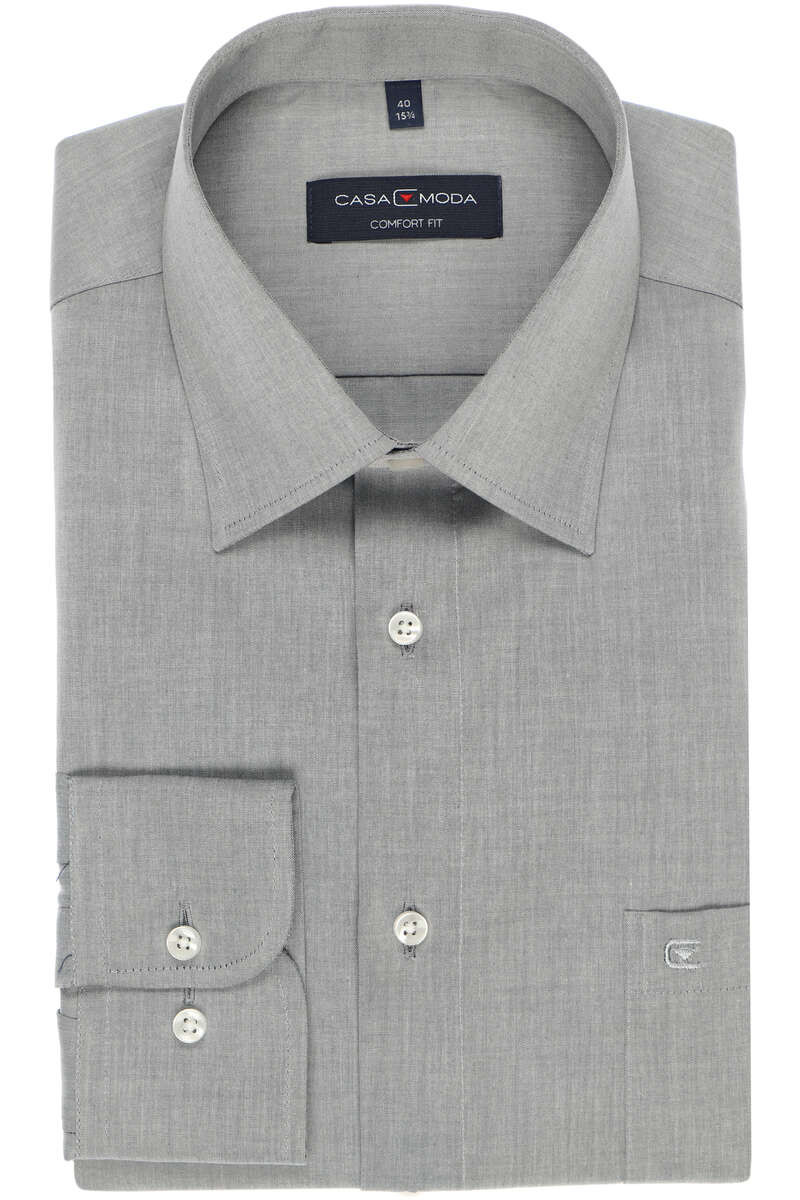 Casa Moda Comfort Fit Overhemd Extra kort (ML5) grijs