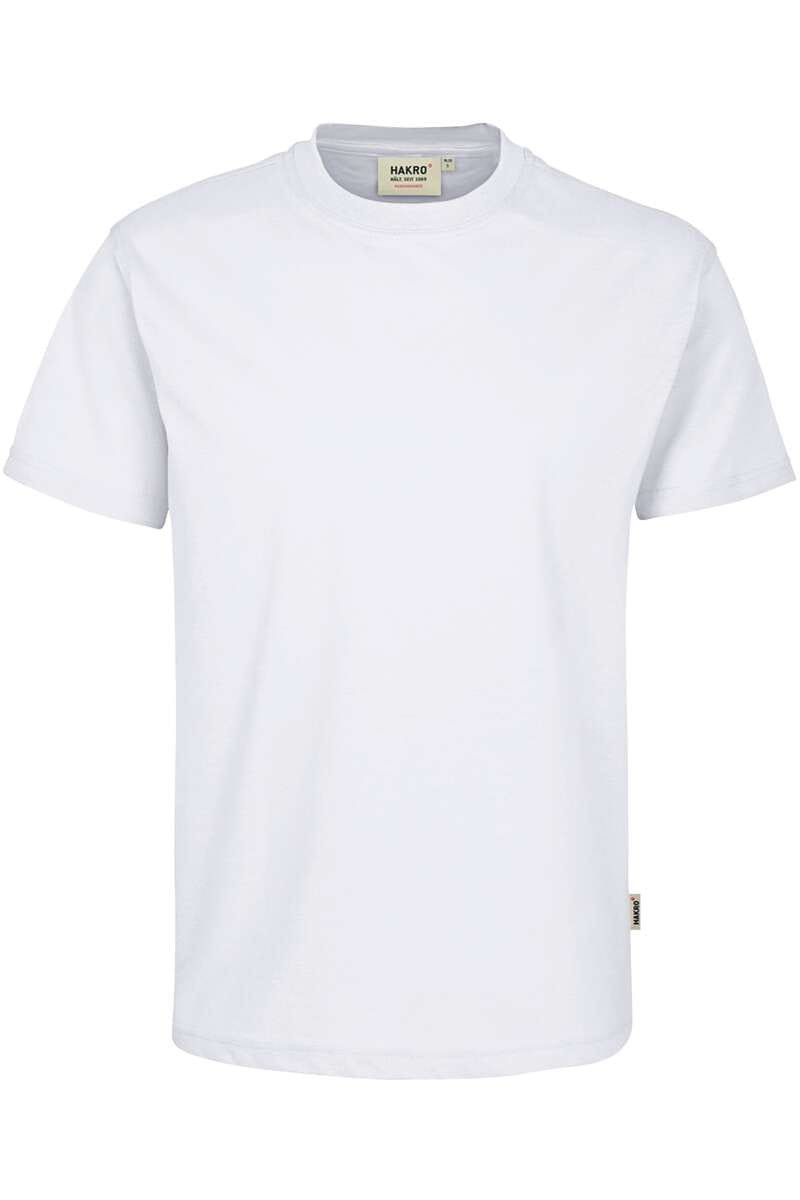HAKRO 281 Comfort Fit T-Shirt ronde hals wit, Effen