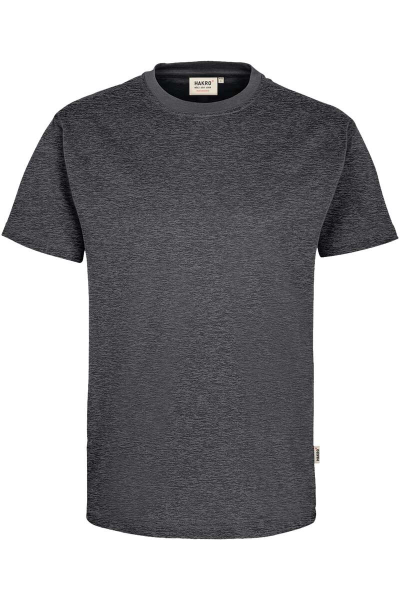 HAKRO 281 Comfort Fit T-Shirt ronde hals antraciet, Effen