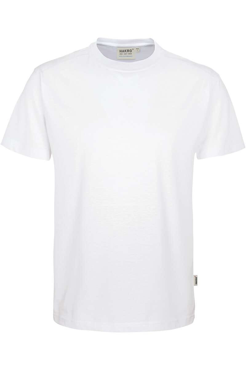 HAKRO 282 Comfort Fit T-Shirt ronde hals wit, Effen