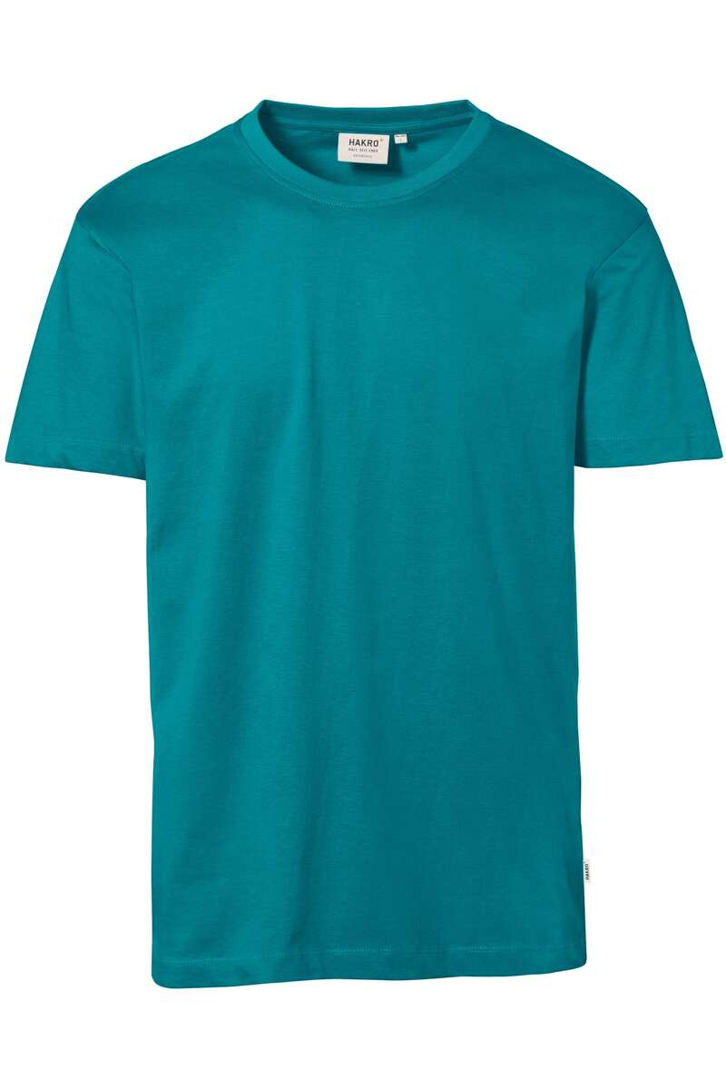 HAKRO 292 Comfort Fit T-Shirt ronde hals smaragd, Effen