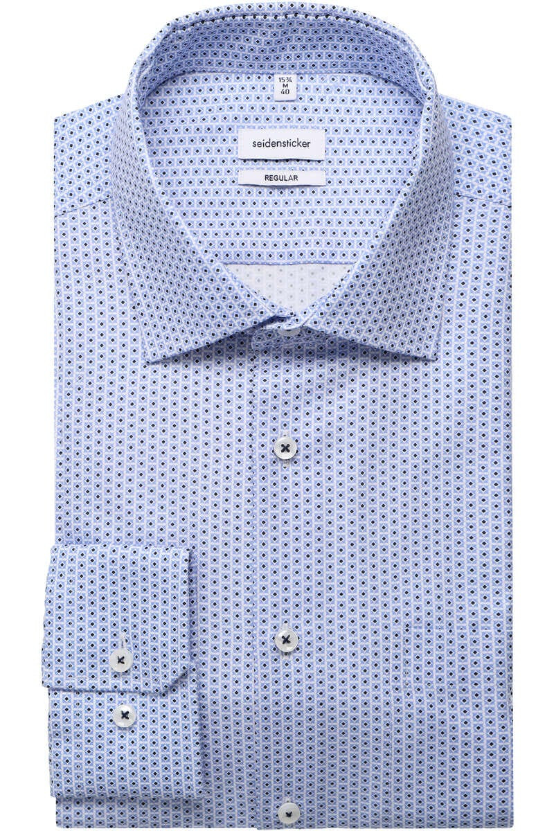 Seidensticker Regular Fit Overhemd ML6 (vanaf 68 CM) lichtblauw