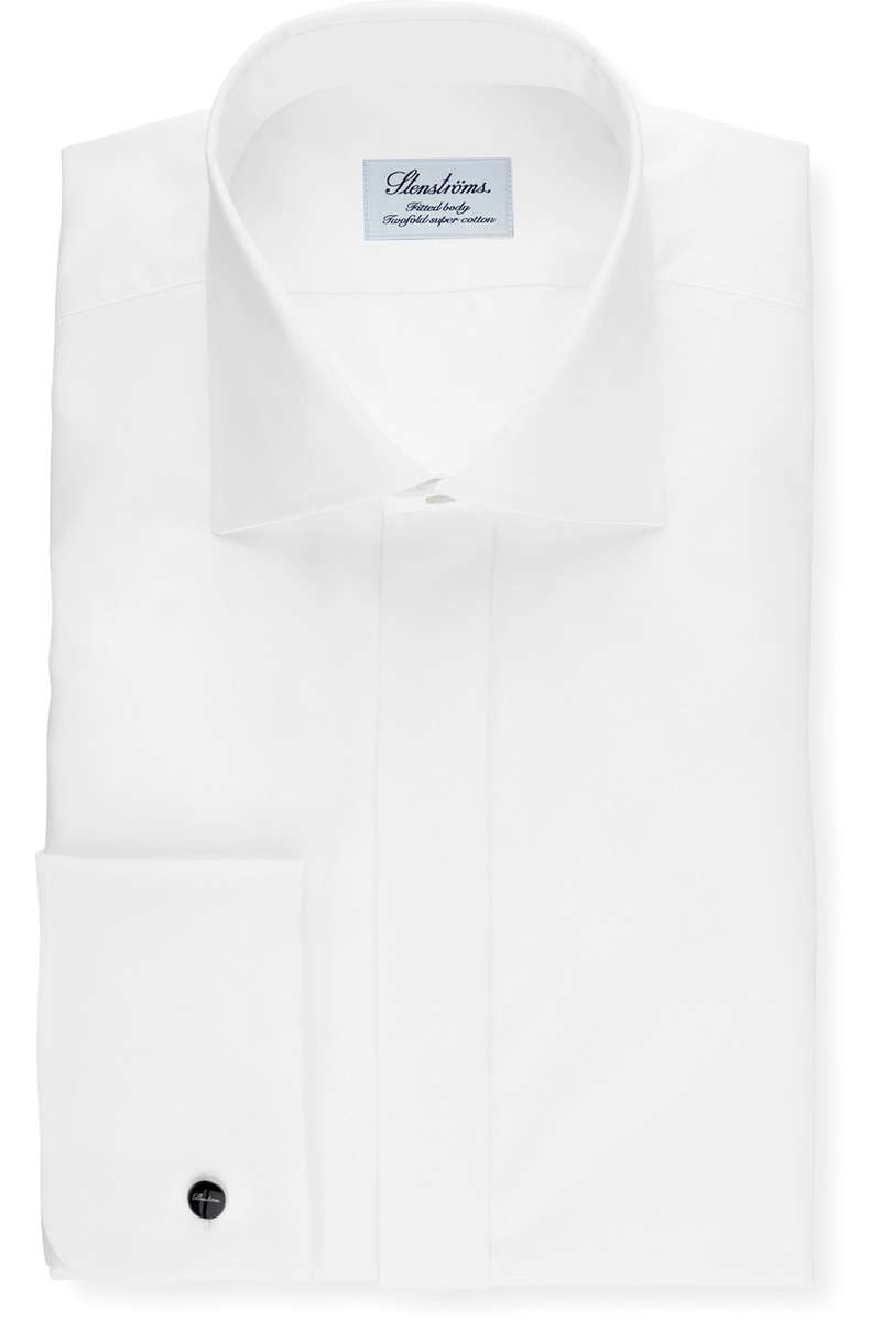 Stenströms Fitted Body Gala shirt ML7 (72CM+) wit