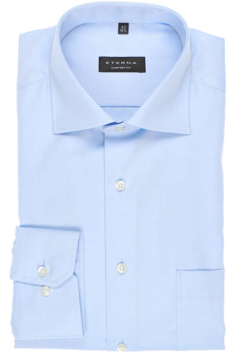 ETERNA Cover Shirt Comfort Fit Overhemd ML6 (vanaf 68 CM) blauw