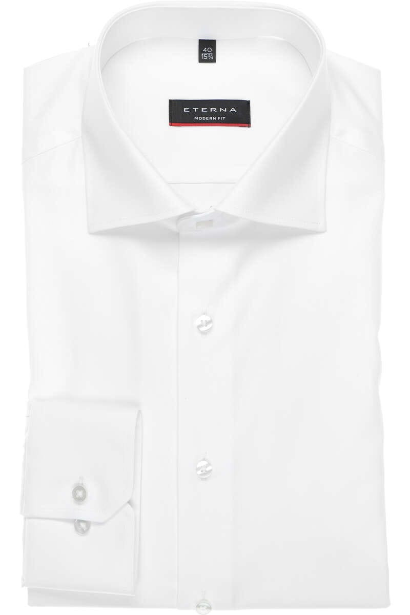 ETERNA Cover Shirt Modern Fit Overhemd Extra kort (ML5) wit