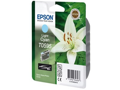Epson inktpatroon Light Cyan T0595 Ultra Chrome K3