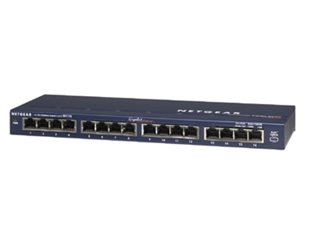 Netgear Gigabit Ethernet switch GS116 - 16 Poorts