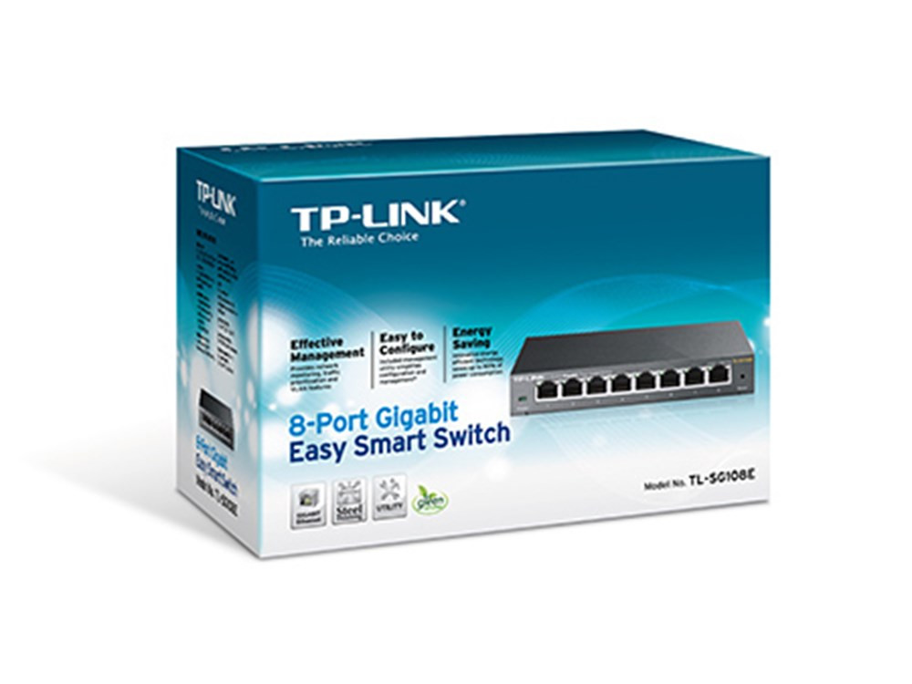 TP-LINK Gigabit Ethernet switch TL-SG108E - 8 Poorts