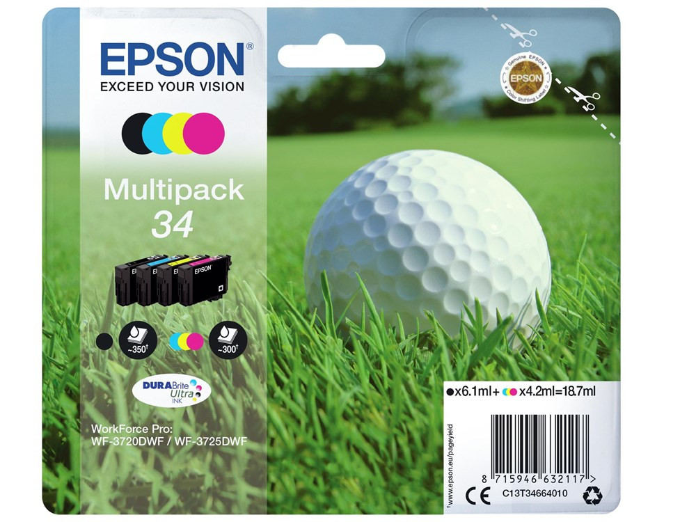 Epson Multipack 4-kleuren 34 DURABrite Ultra Ink