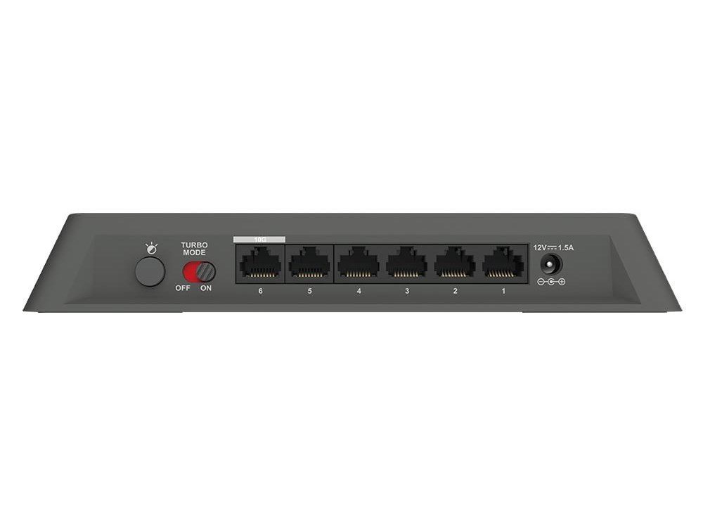 D-Link DMS-106XT netwerk-switch Unmanaged 2.5G Ethernet (100/1000/2500) Zwart