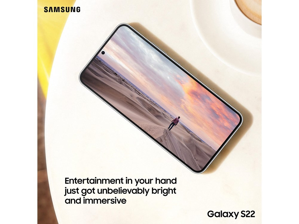Samsung Galaxy S22 - 128 GB - Dual SIM - Zwart