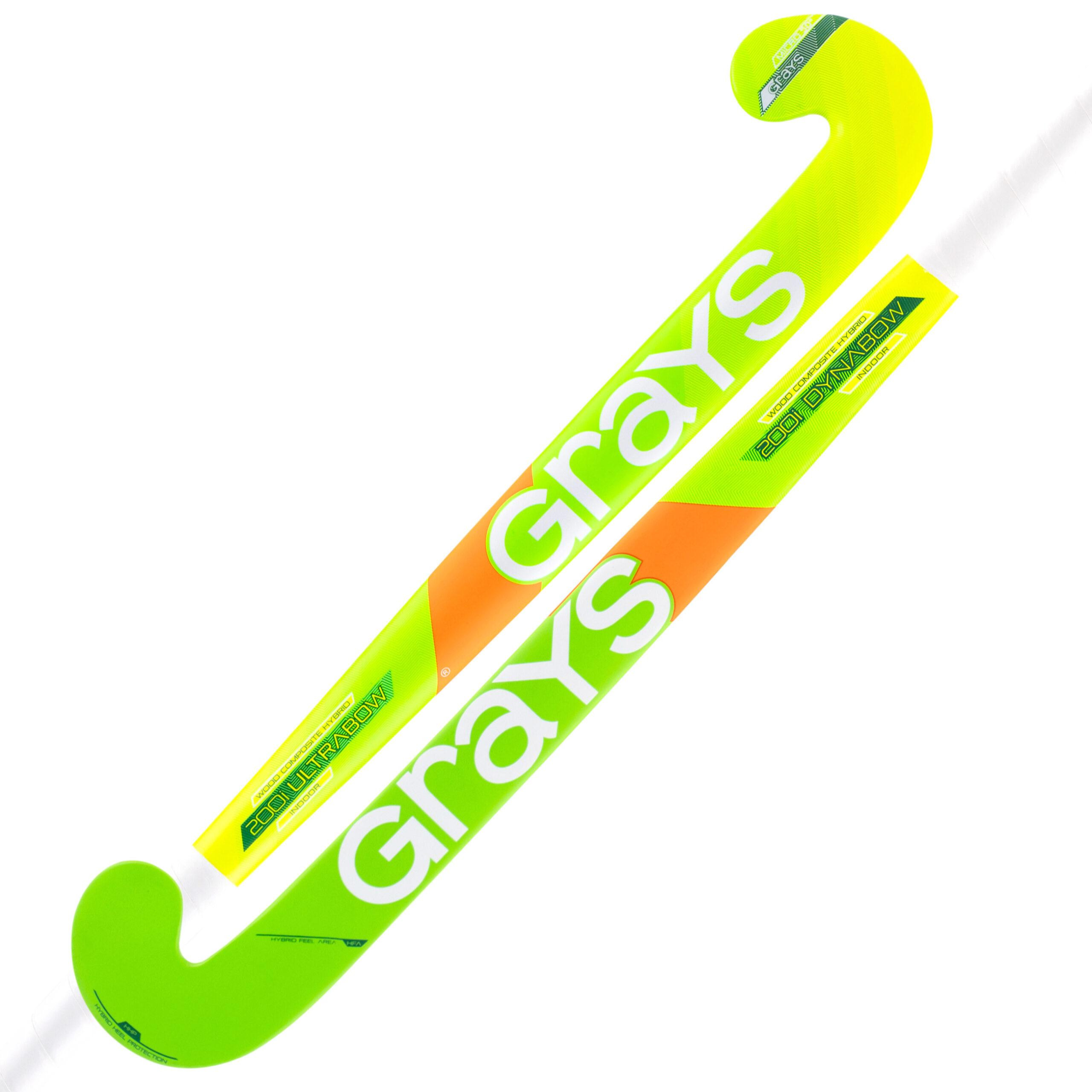 Zaalhockeystick 200i Ultrabow Micro Fluo Geel