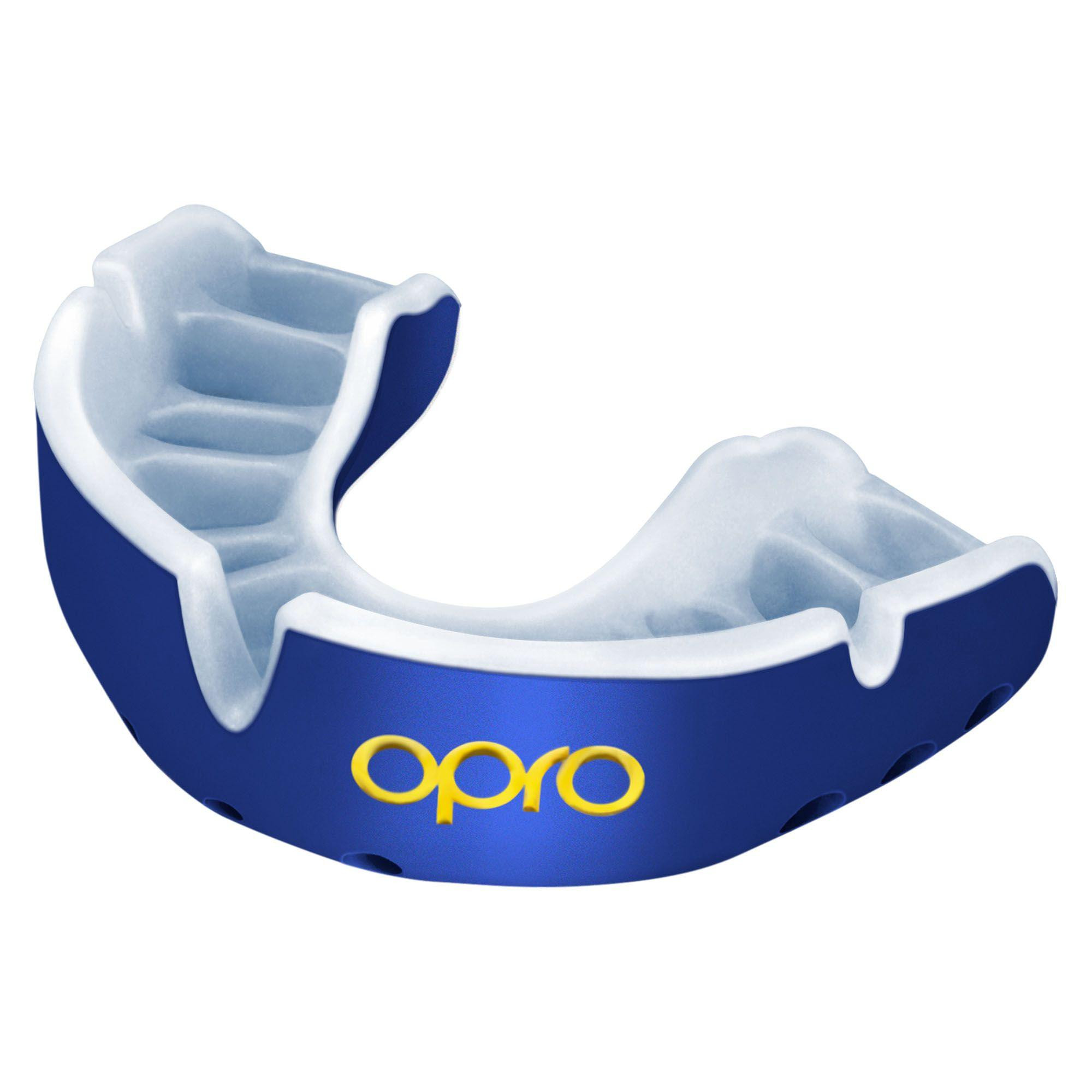 Bitje Gold Ultra Fit Mouthguard Blauw Wit