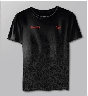 T-Shirt DNA Men Zwart Rood