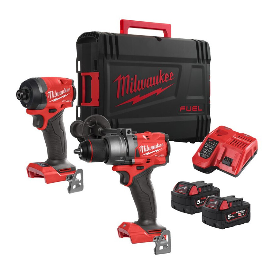 Milwaukee M18 FUEL POWER PACK - 18V - incl. 5.0 Ah accu&apos;s [2st] en lader in koffer