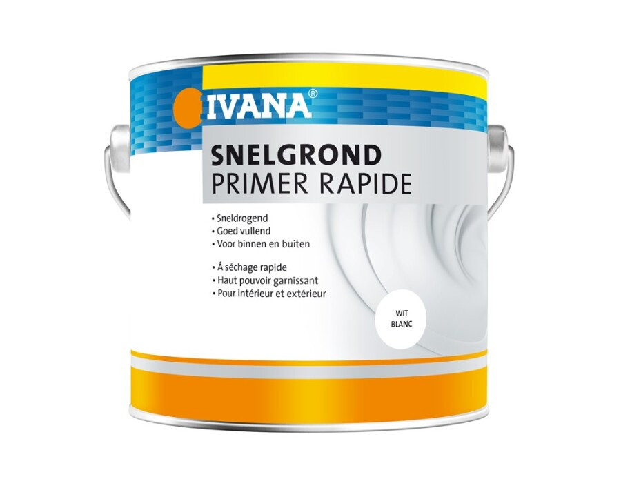 Ivana snelgrond - synthetisch - wit - 0,75 l - hout