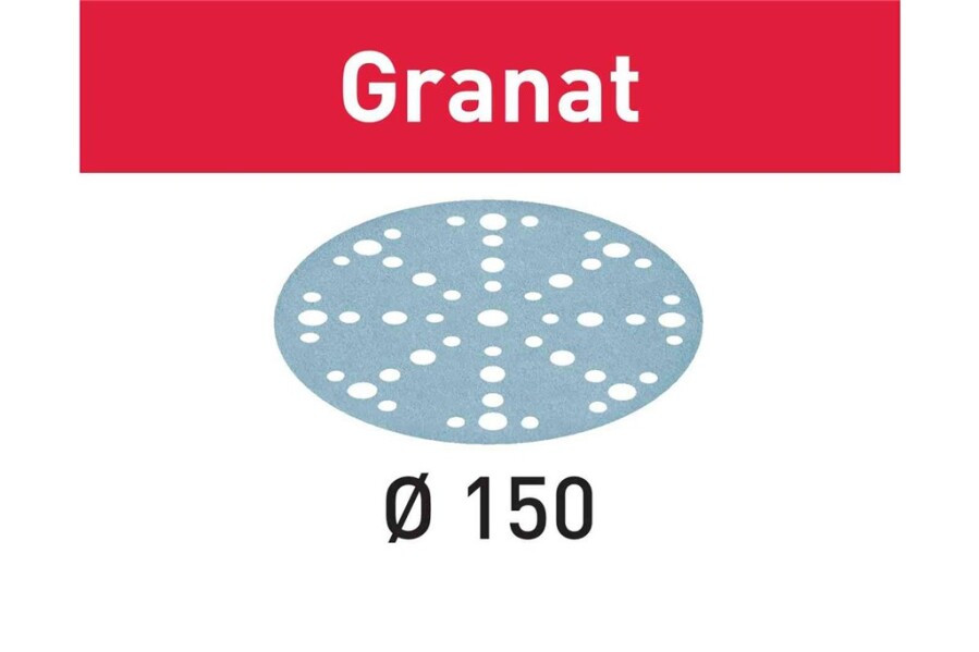 Festool 150mm schuurschijven [10x] - Granat - korrel 80 - 575156