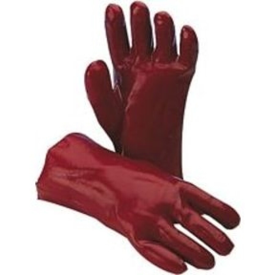 Handschoenen PVC - rood 35cm - 1.17.035.00