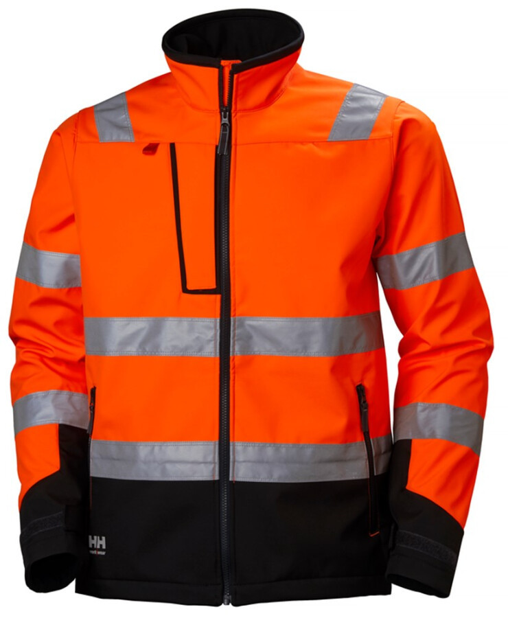 Helly Hansen Workwear Alna softshell jas 74094 oranje/zwart - maat XL