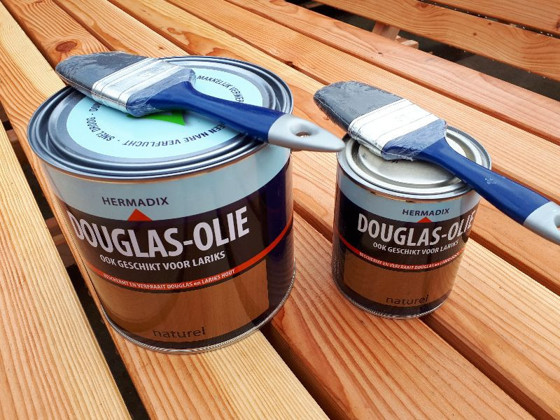 Douglas hout olie 2.5 liter