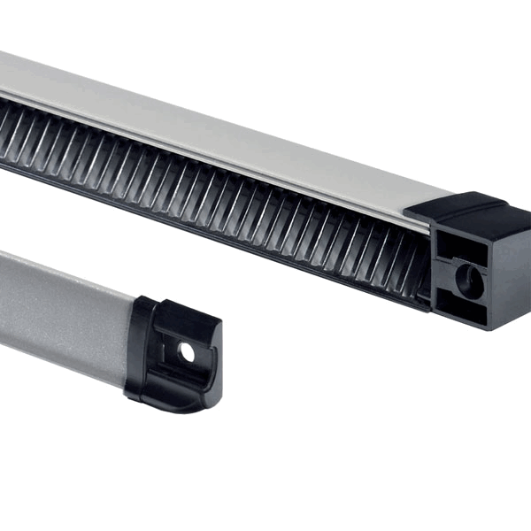 DucoStrip Ventilatierooster - 330mm, Ral9005 (Zwart)