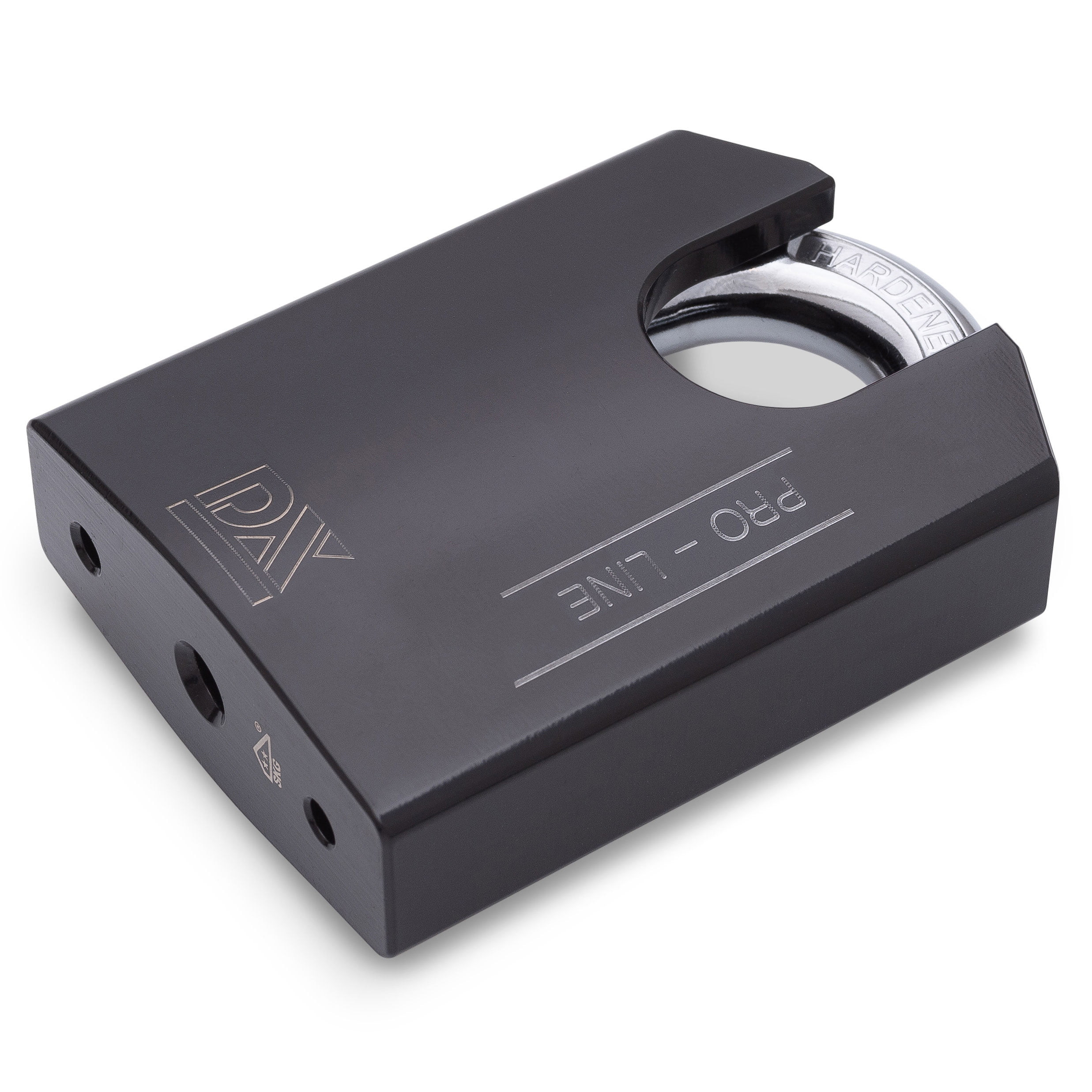 DX Hangslot PRO-line 70mm Monosluitend Zwart SKG** HSPRO 70 C BE (Incl. 3 Sleutels en Securitycard)