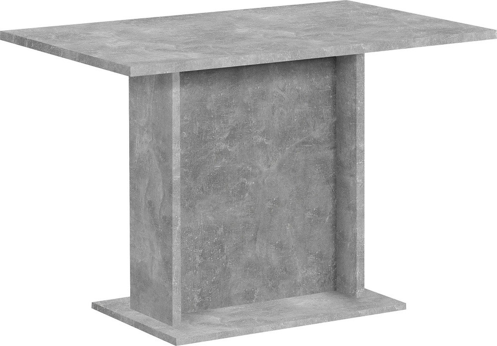 Eettafel Bandol 3 van 110 cm breed in grijs beton