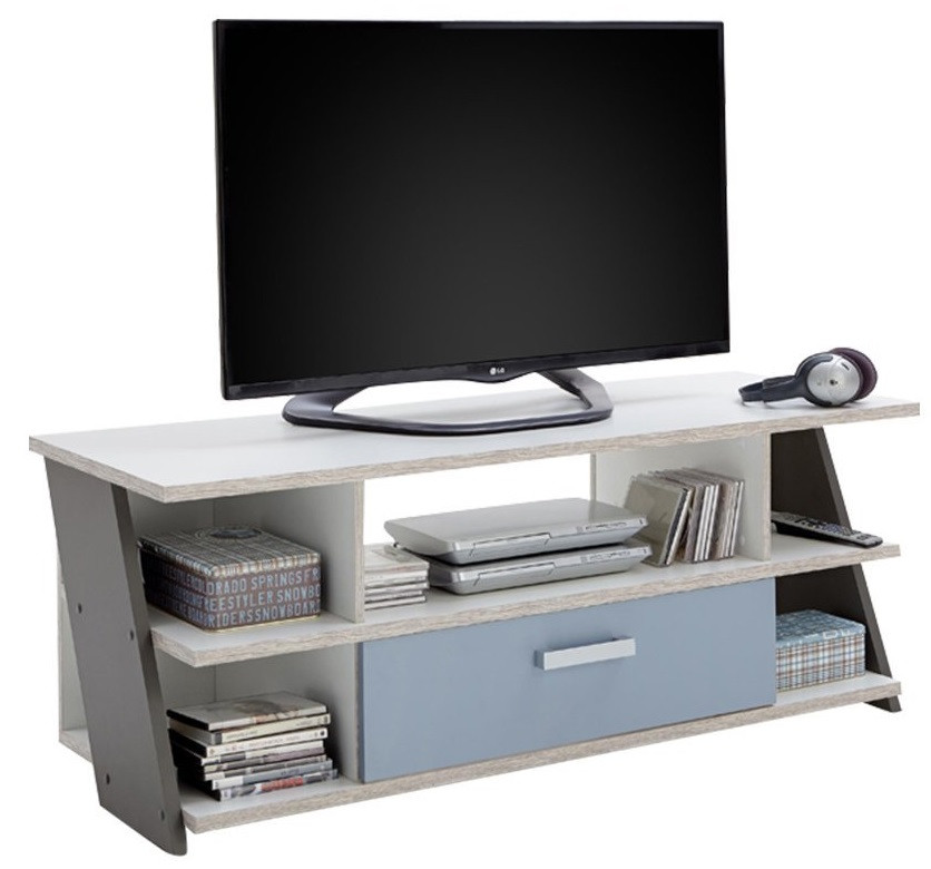 Tv-meubel Nona 135 cm breed - Zand eiken