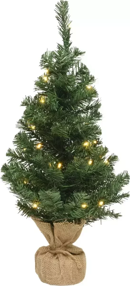 Everlands mini kerstboom, 90cm, 50 LED lampjes