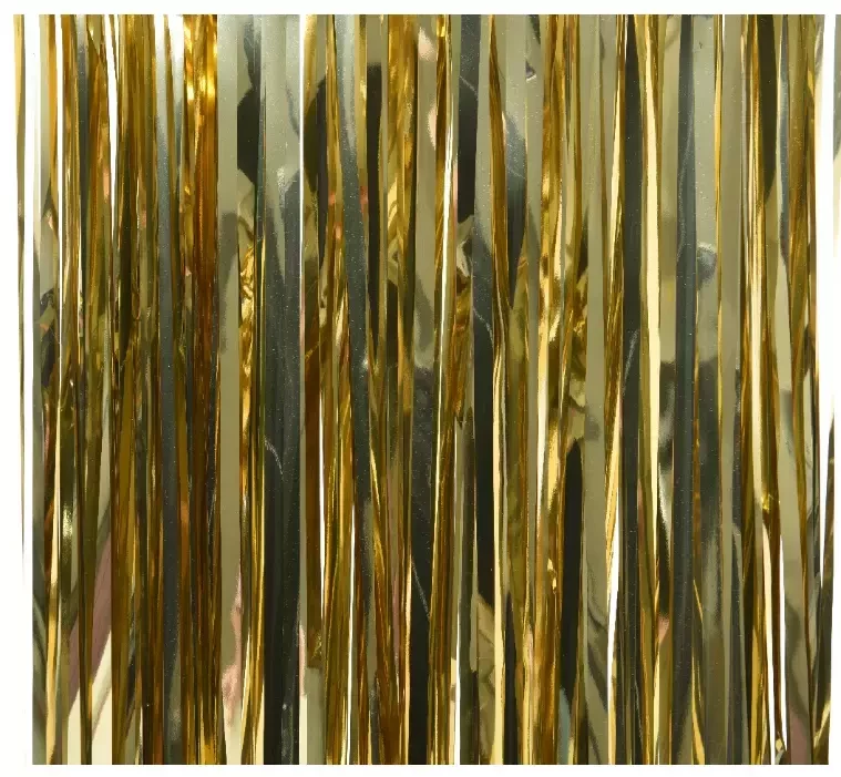 Gordijn lametta b90h200cm goud