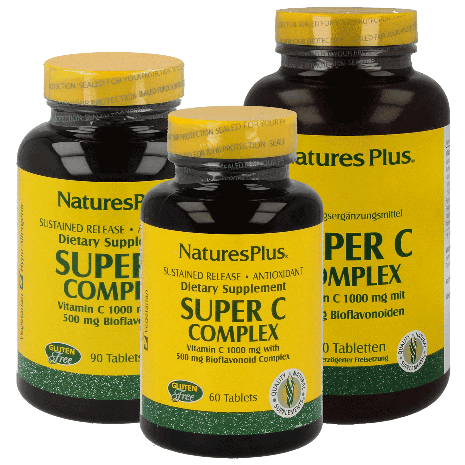 Super C Complex 1.000 mg S/R (60 tablets) - Nature&apos;s Plus
