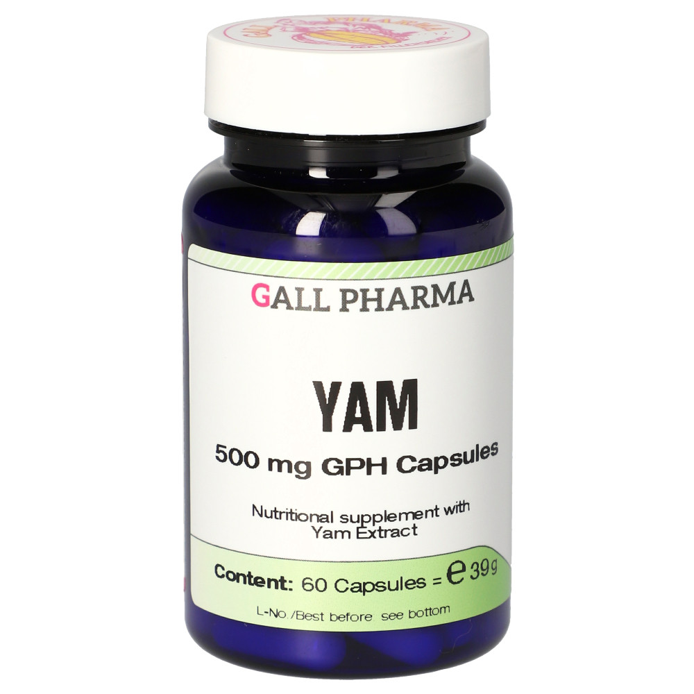 Yam 500 mg GPH (60 Capsules) - Gall Pharma GmbH