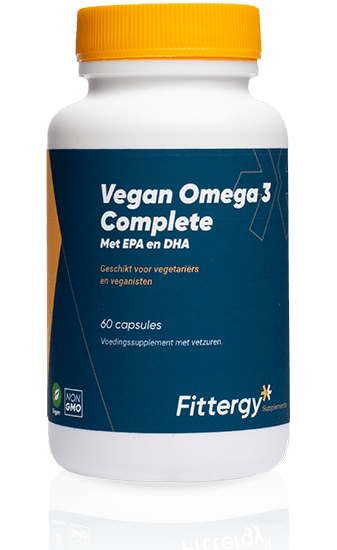 Omega 3 Vegan 150 mg DHA 75 mg EPA (60 gelcapsules) - Fittergy