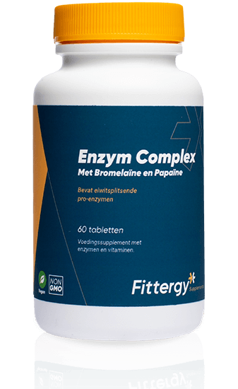 Enzym Complex met Bromelaïne en Papaïne (60 tabletten) - Fittergy