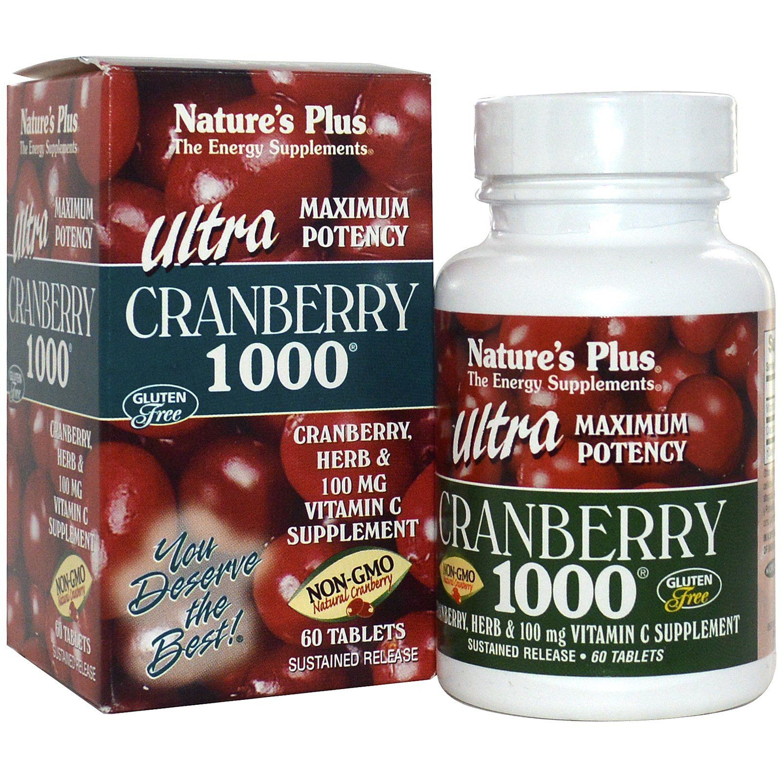 Ultra Cranberry 1000 (60 Tablets) - Nature&apos;s Plus