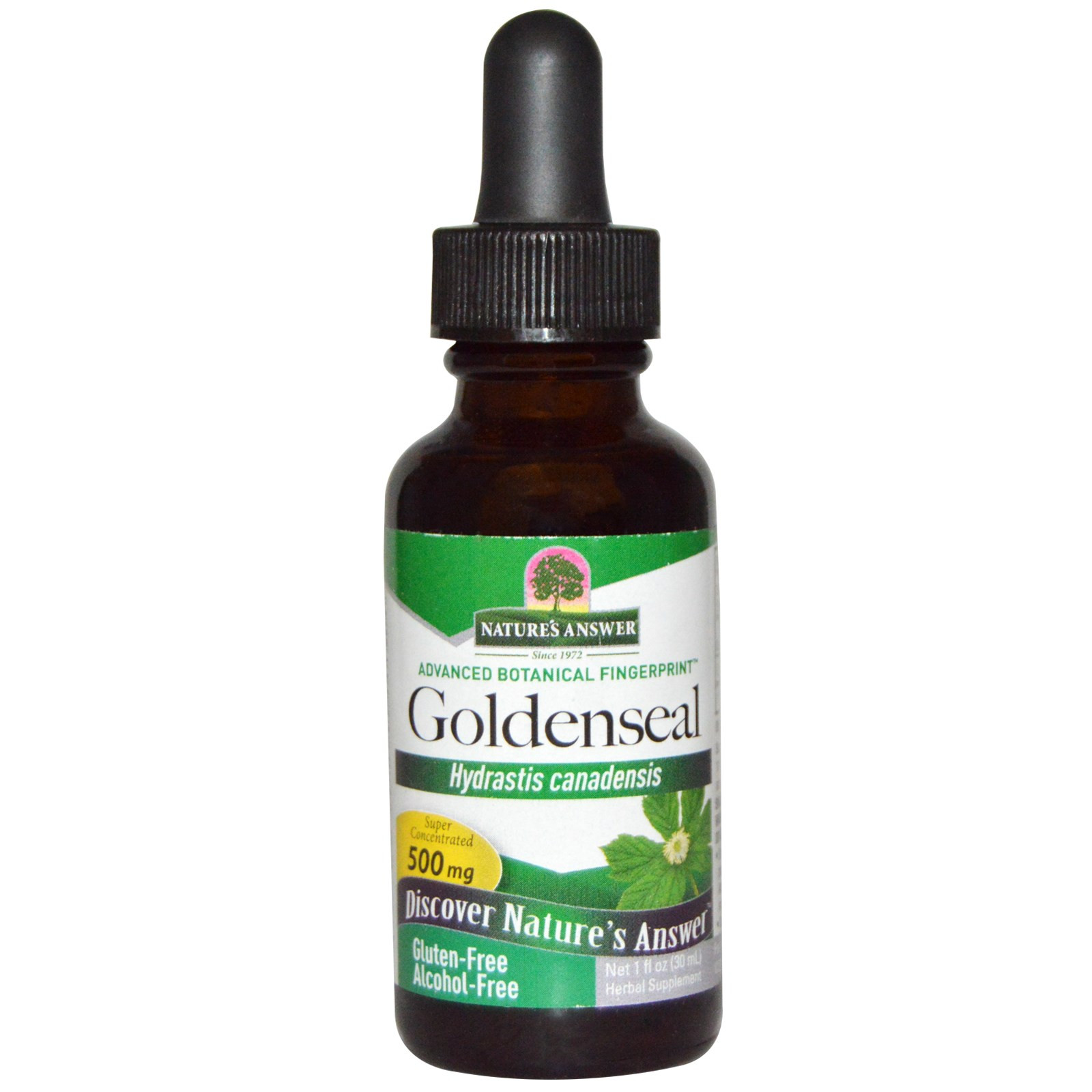Goldenseal, Alcohol Free, 500 mg (30 ml) - Nature&apos;s Answer