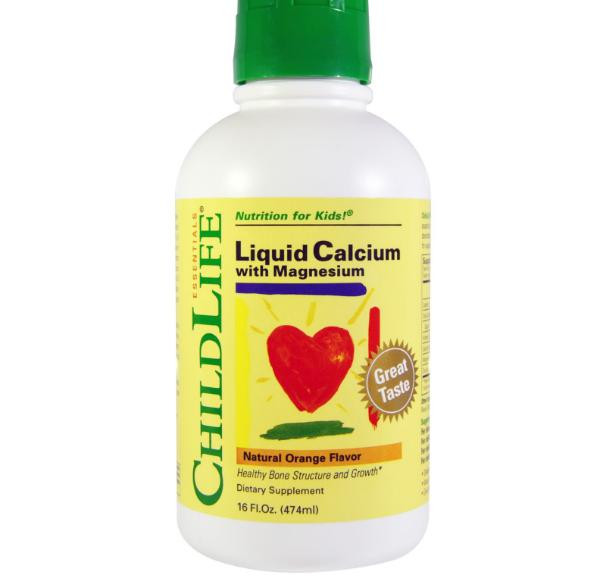 Vloeibaar Calcium/Magnesium, Natuurlijke Sinaasappel Smaak (474 ml) - Childlife Essentials